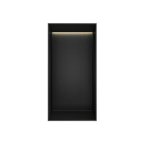 Hotbath &MORE Inbouwbox of inbouwnis - 30x15x10 - frameless + LED - PVD - geborsteld zwart SW1246533
