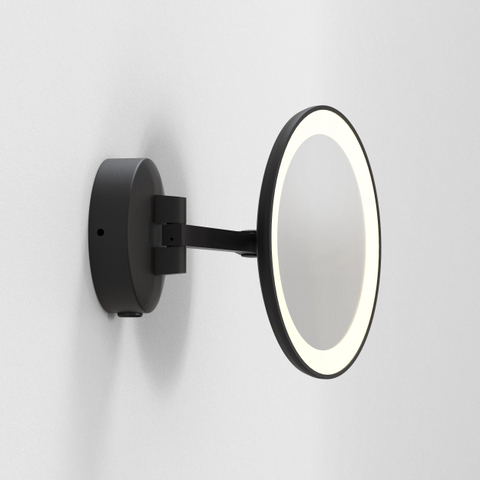 Astro Mascali Round miroir grossissant – grossissement 5x – Éclairage LED – Noir mat SW927631