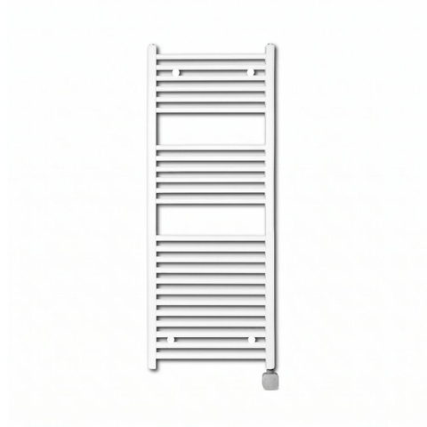 Sanicare Lumara Radiateur electrique - 120x50cm - 750W - thermostat argente - en bas à droite - wifi - aluminium - blanc mat SW1581491