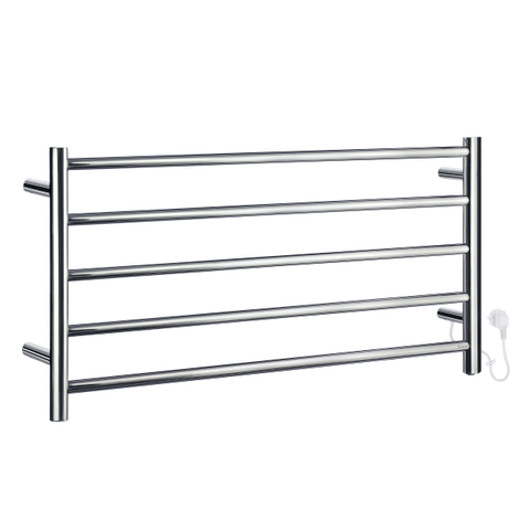 Smedbo Dry Elektrische handdoekradiator 100x48x11.2cm Gepolijst RVS SHOWROOMMODEL SHOW25375