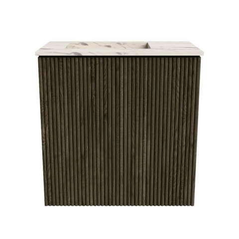 Mondiaz JOYA-DLUX 40cm meuble de toilette - couleur Shadow - Vasque FAYE position Gauche Sans trou de robinet couleur Nata SW1424926
