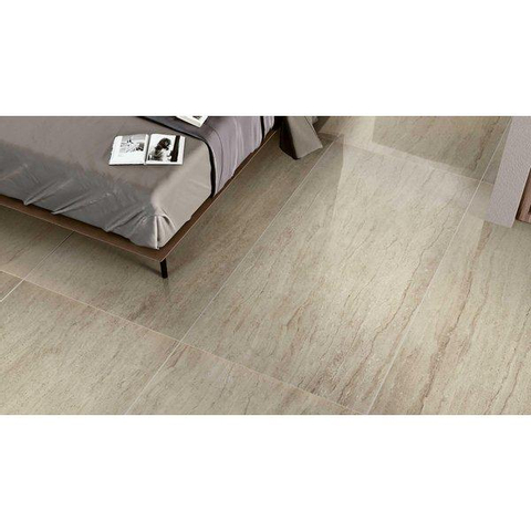 ÉCHANTILLON Ceralto Tavola Marble Carrelage sol et mur 60x120cm 10mm rectifié R10 grès cérame Bianco SW914550