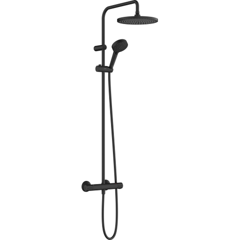 Hansgrohe Vernis Blend - 240 - 1jet - showerpipe - met thermostaat - mat zwart SW803227