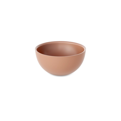 Zeza Element Vasque - 25x25x12cm - solid surface - avec bonde - peach brillant (orange/rose) SW1477279