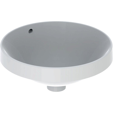 Geberit Variform lavabo - 40x40x17.8cm - rond - sans trou de robinet - blanc SW405059
