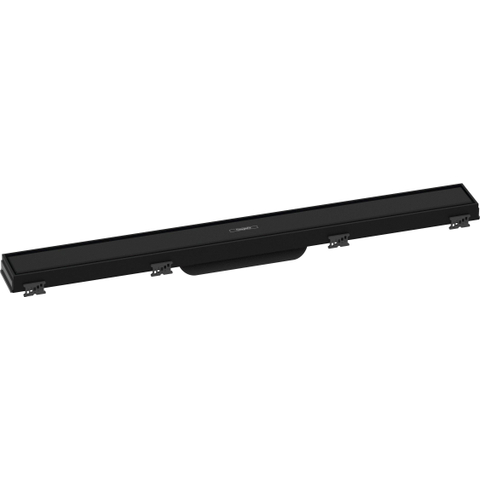 Hansgrohe RainDrain Match Douchegoot - 70cm - hoogte verstelbaar frame - mat zwart SW1590435