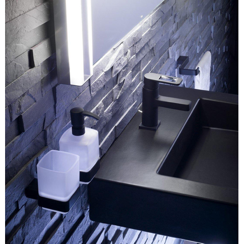 Emco Loft distributeur de savon avec flacon noir SW211137