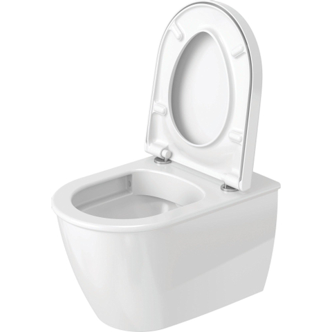 Duravit Universeel WC-zitting - 43.1x37x4.3cm - met softclose - met quickrelease - kunststof - wit 0295675
