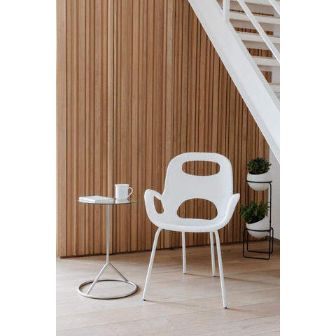 Umbra Oh Siège Design 62x86x61cm pour intérieur et extérieur Polyester Blanc SW539568