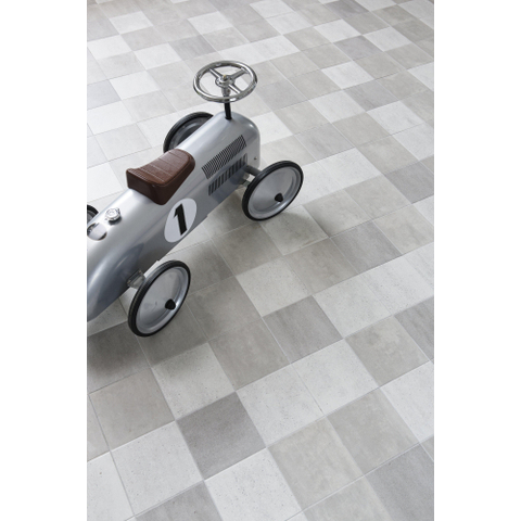 Ceralto Cavino Blend carrelage sol et mur - 15x15cm - 7.5mm - R10 - effet pierre - thyme mat (vert) SW393862