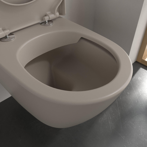 Villeroy & Boch Subway 2.0 cuvette à fond profond - sans bride de rinçage 56x37x36.5cm - almond SW762359