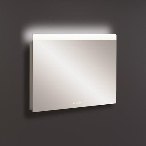 Crosswater Glide II Spiegel - 80x60cm - dimbaar - LED - aluminium (zilver) SW487202