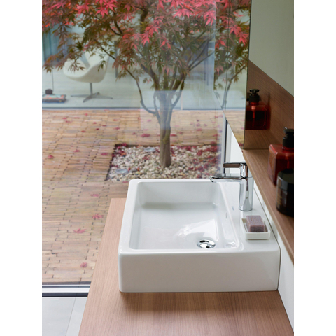 Duravit Vero Wastafel - met kraangat - met overloop - 60x47cm - wit 0308382