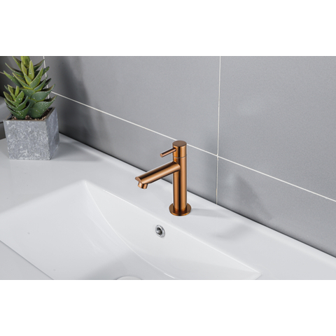 Fortifura Calvi Fonteinkraan - 15.4cm - opbouw - 1gats - PVD - geborsteld koper SW970033