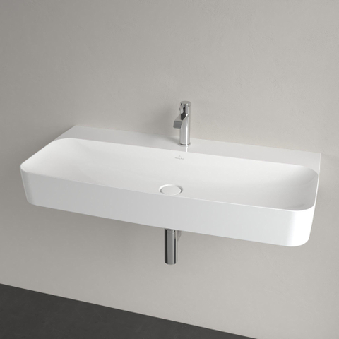 Villeroy & Boch Finion Lavabo - 1000 x 470 x 165 mm - White Alpin CeramicPlus - avec trop-plein dissimulé SW106496