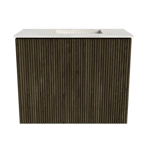 Mondiaz JOYA-DLUX Meuble de salle de bains 50cm - couleur Shadow - Vasque FAYE position Droite Sans trou de robinet couleur Ostra. SW1422995