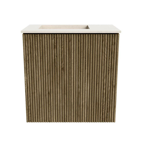 Mondiaz JOYA-DLUX 40cm toiletmeubel - kleur Dusk - Wastafel FAYE positie Links 1 kraangat kleur Meli. SW1419611