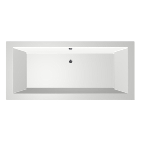 Xenz Society Baignoire duo - 175x80x53 - bonde Centrale - acrylique - blanc SW103085