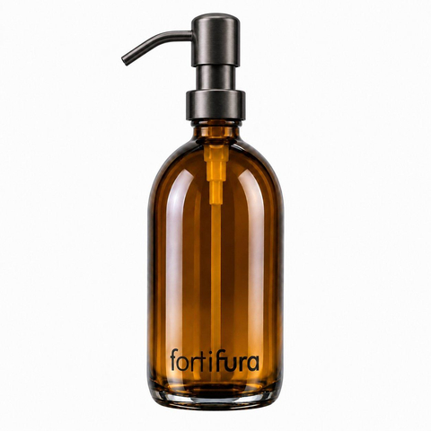 Fortifura Calvi Zeepdispenser - 500ml - set van 2 - gunmetal (antraciet) SW1482379