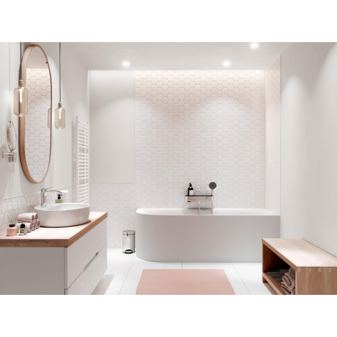 Hansgrohe Showertablet select Pulsify - select bad - thermostaat - met showertablet - 40cm - hoogglans chroom SW651028