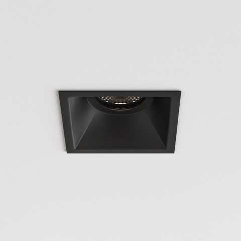 Astro Minima Slimline Square Inbouwspot IP65 exclusief GU10 mat zwart SW492809