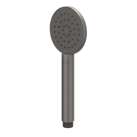 IVY Bond Ensemble de douche de tête - encastré - symmetry - inverseur d'arrêt 2 voies - bras de plafond 15 cm - douche de tête medium 25 cm - barre de douche avec sortie - flexible de douche 150 cm - douchette satin spray - Noir métal brossé PVD SW1033607