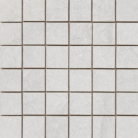 Terravito Rovella Mozaïektegel - 30x30cm - 10mm - White mat SW1120044
