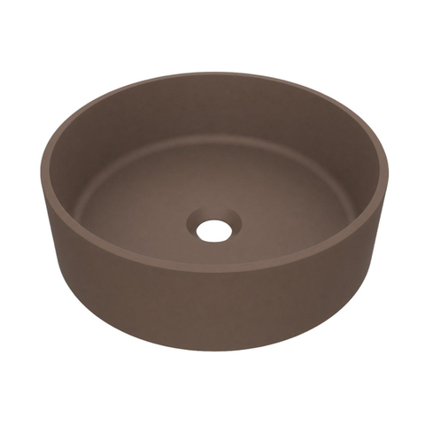 Arcqua Case Opbouw Waskom - rond - 40cm - mat chocola SW1584228