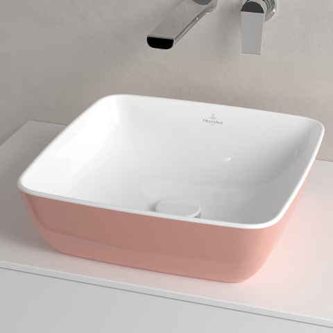 Villeroy & Boch Artis opzet wastafel 41cm zonder kraangat c-plus powder SHOWROOMMODEL SHOW24488