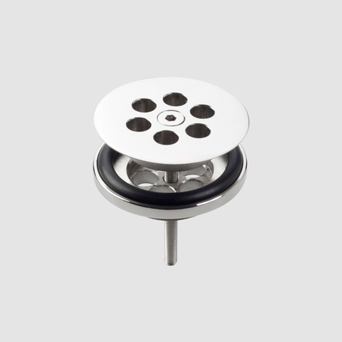 Clou Wash Me bouchon pour bonde pour obturateur d'eau en silicone inox Chromé SW9441