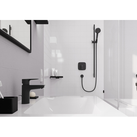 Hansgrohe AddStoris Q zeepkorf hoek - mat zwart SW651147