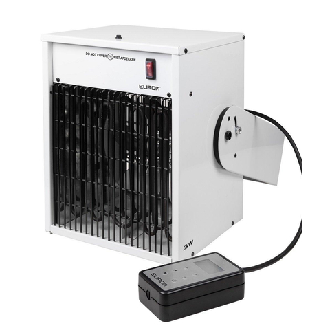 Eurom Industrial EK 5000 Wall Chauffage d'atelier Montage murale 5000 watts Blanc SW486949
