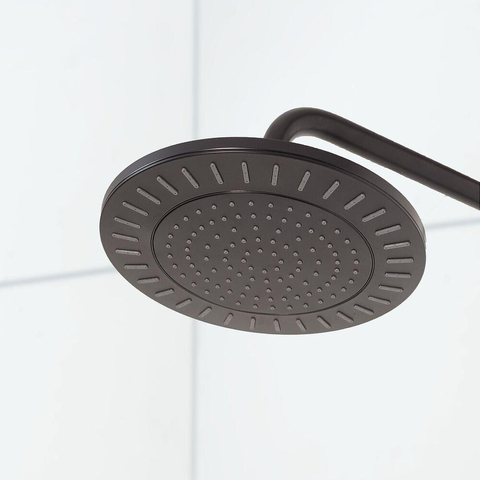 Tiger Tyne regendoucheset zonder kraan – Ø22,5 cm hoofddouche – glijstang met omstel – handdouche met slang – mat zwart SW544593