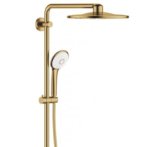 Grohe Euphoria SmartControl Regendoucheset Opbouw - hoofddouche 31cm - hannddouche rond - brushed cool sunrise (goud) SW484569