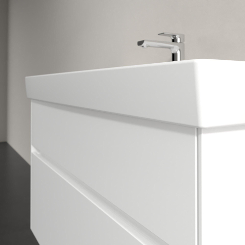 Villeroy & Boch Collaro wastafelonderkast - 95.4x54.6cm - 2 lades - mat wit SW479504