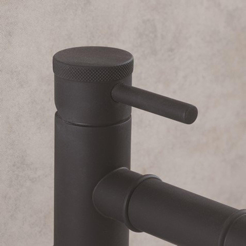 Crosswater MPRO INDUSTRIAL Wastafelkraan - 15.9cm - 1 gats uitloop - 11.2cm - mat zwart SW487366