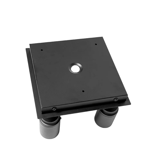 QAZQA Ducha plafonnier de salle de bains - 23x23cm - 3 spots - IP44 - carré - noir mat SW1187235