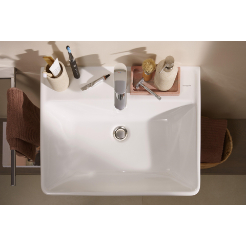 Hansgrohe Vernis Blend Eengreeps wastafelmengkraan - 100 - coolstart - met PopUp - trekwaste - hoogglans chroom SW642522