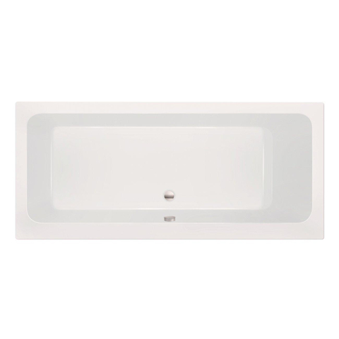 Xenz Kristal Ligbad - 170x75x48 - afvoer Midden - acryl - cement SHOWROOMMODEL SHOW25197