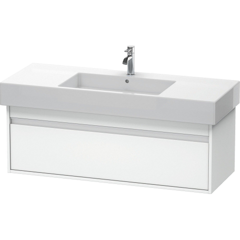 Duravit Ketho Meuble sous-lavabo avec 1 tiroir 120x45.5x41cm pour Vero 032912 blanc 0280205