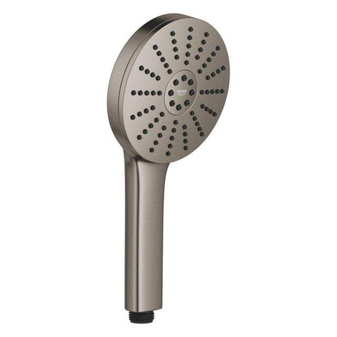 Grohe Vitalio Joy Handdoucheset - rond - 3 straalsoorten - silverflex doucheslang - 175cm - brushed hard graphite (antraciet) SW1565494