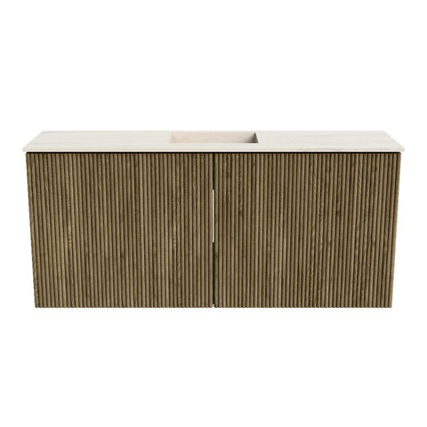 Mondiaz JOYA-DLUX 90cm meuble de salle de bains - couleur Dusk - Vasque FAYE position Milieu Sans trou de robinet couleur Meli. SW1425828