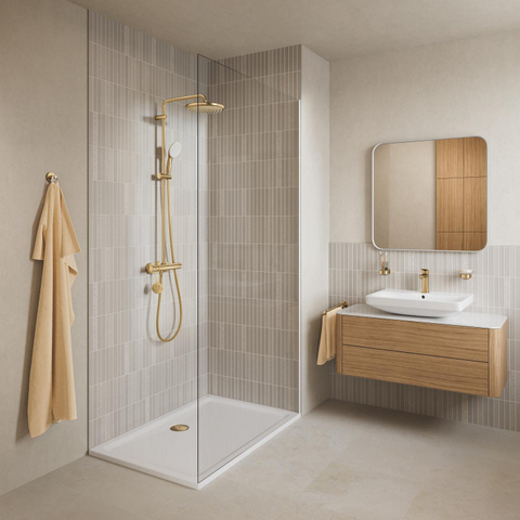 GROHE Tempesta 110 douchette - avec support 3 jets - cool sunrise brossé (doré) SW1587937