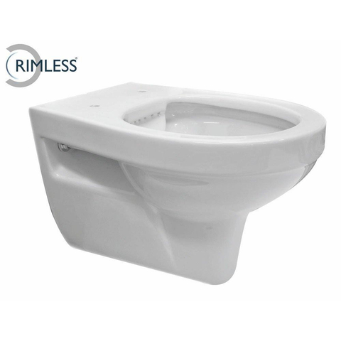 Xellanz Trevi hangtoilet – Rimless – diepte 53 cm – glans wit SW72905