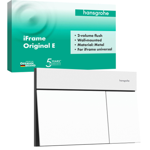 Hansgrohe IFrame Element E Bedieningsplaat spoelsysteem SW1413557