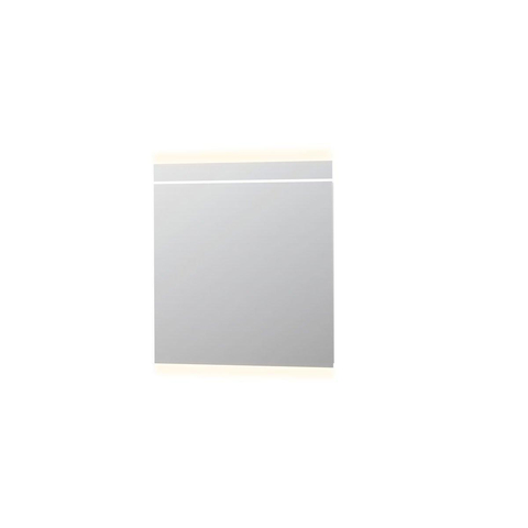 INK SP6 spiegel – vierkant 80x80 cm – LED-verlichting – instelbare lichtkleur, dimbaar – Zilver SW68775