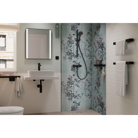 Hansgrohe WallStoris élément mural 50x3.3x1.2cm Noir mat SW651268