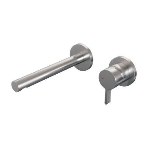 Brauer Brushed Edition Mitigeur lavabo encastrable avec poignée type S1 avec partie encastrable rosaces rondes ColdStart Nickel brossé SW374385