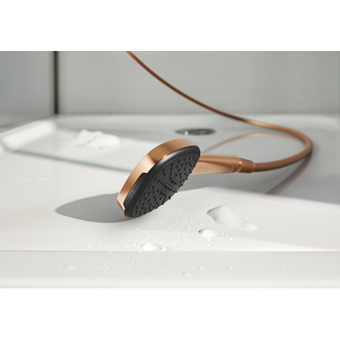 GROHE Vitalio Comfort doucheset - met thermostaat - geborsteld warm sunset (koper) SW1590106