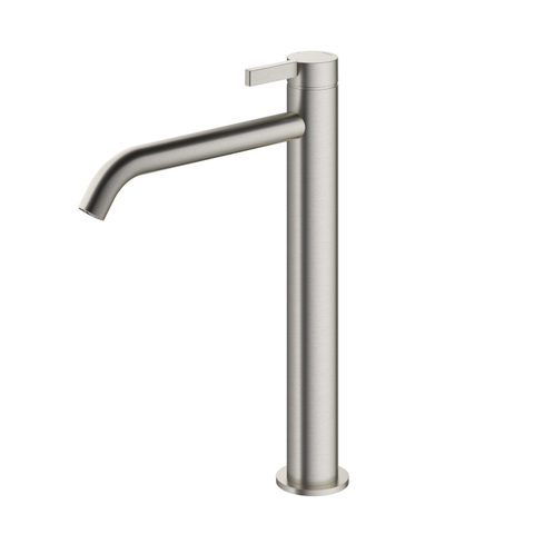Hotbath Ace Wastafelmengkraan - hoog - opbouw - zonder waste - geborsteld nikkel (RVS) SW1117569